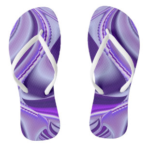 Chinelos Sonhos de Arco-Íris de Flor Roxo