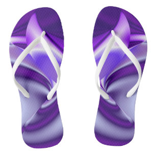 Chinelos Sonhos de Arco-Íris de Flor Roxo