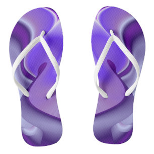 Chinelos Sonhos de Arco-Íris de Flor Roxo