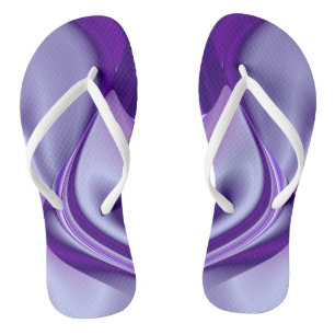 Chinelos Sonhos de Arco-Íris de Flor Roxo