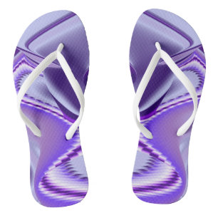 Chinelos Sonhos de Arco-Íris de Flor Roxo