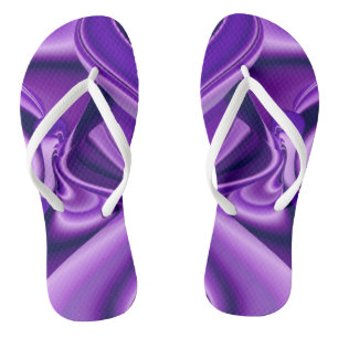 Chinelos Sonhos de Arco-Íris de Flor Roxo