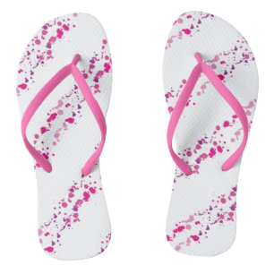 Chinelos Splatter Rosa