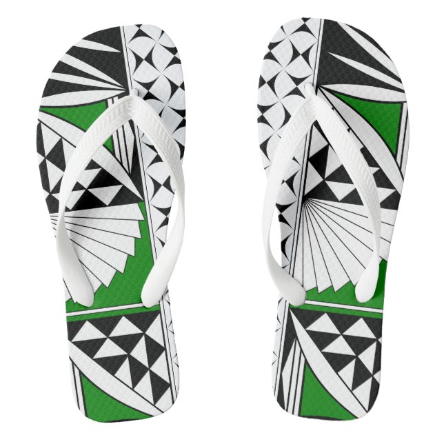 Chinelos Sudoeste do Sol em Verde (Pé da cama)