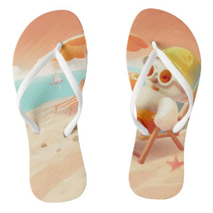 Chinelos Summer Beach Bear