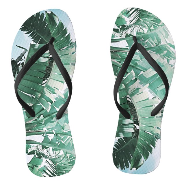 Chinelos Summer Viba Banana deixa verde-claro (Pé da cama)