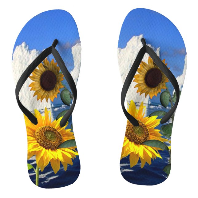 Chinelos Sunflower Glacier (Pé da cama)