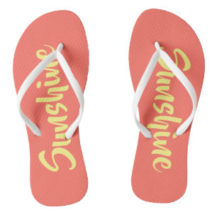 Chinelos Sunshine Coral