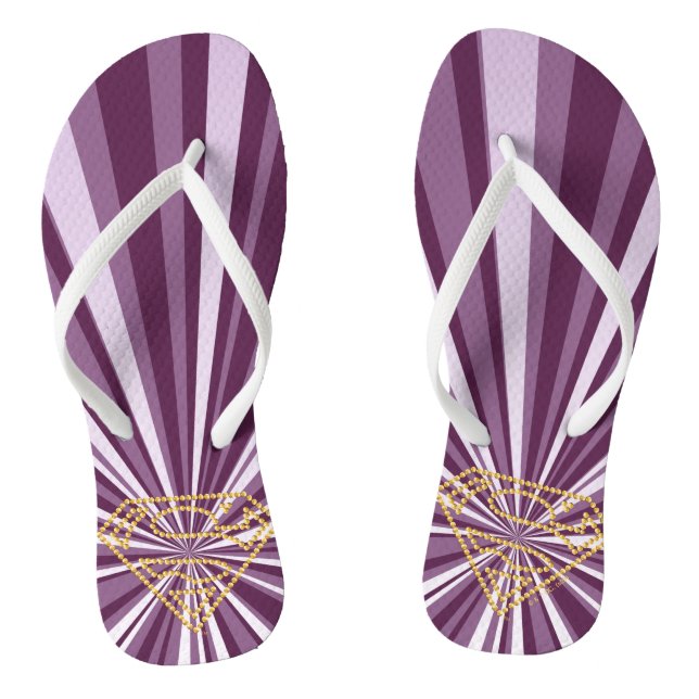 Chinelos Supergirl Studed S-Shield (Pé da cama)