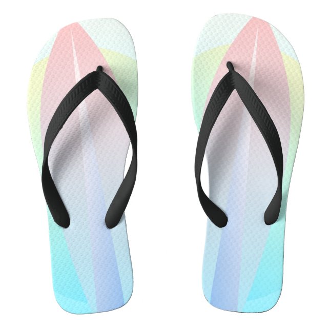 Chinelos Surfando Prancha de Surf Azul Rosa (Pé da cama)