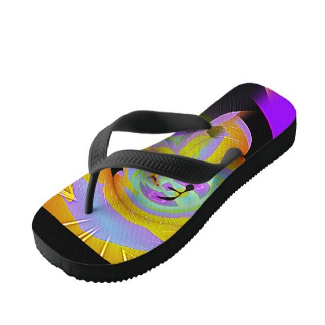 Chinelos Surreal Abstrato Thong (Your Go-To Beach Flip Flops)