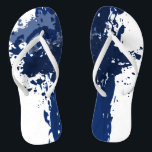 Chinelos Tabuleiro de Pintura Azul - Suprimento de Festa de<br><div class="desc">O decapante azul decora chinelos que fazem parte do design de casamento Splatter. A festa de casamento azul é excelente para oferecer calçado de alternativo aos convidados em um casamento na praia. A matiz azul real difere da que você imaginou? Mude! Procurando o Plano para a Loja Wed na sua...</div>