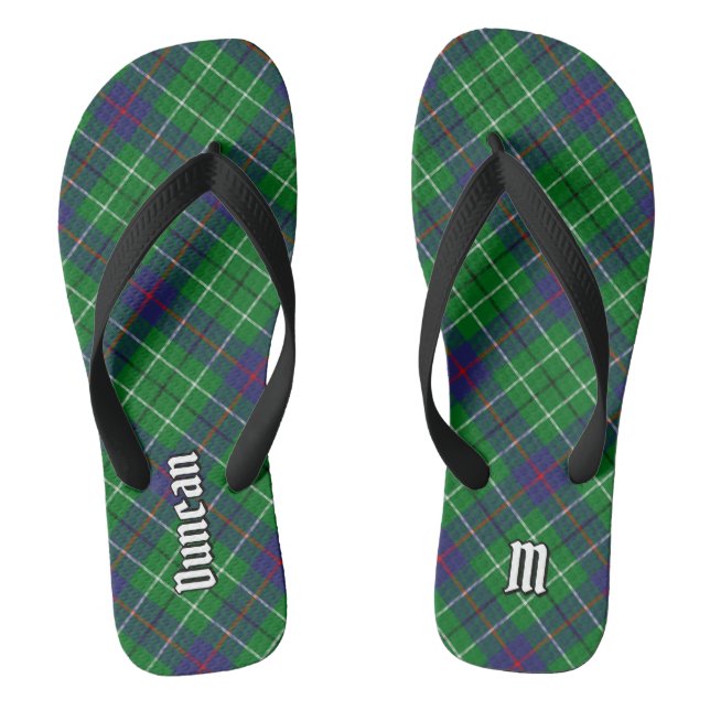 Chinelos Tartan do Clã Duncan (Pé da cama)