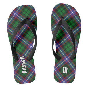 Chinelos Tartan do Clã Russell