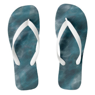 Chinelos Teal Marble