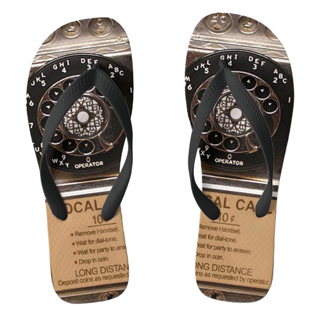 Chinelos Telefone antigo telefone celular com telefone rota (Pé da cama)
