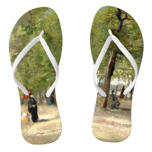 Chinelos Terrace in Luxembourg Gardens (1886) Van Gogh Art