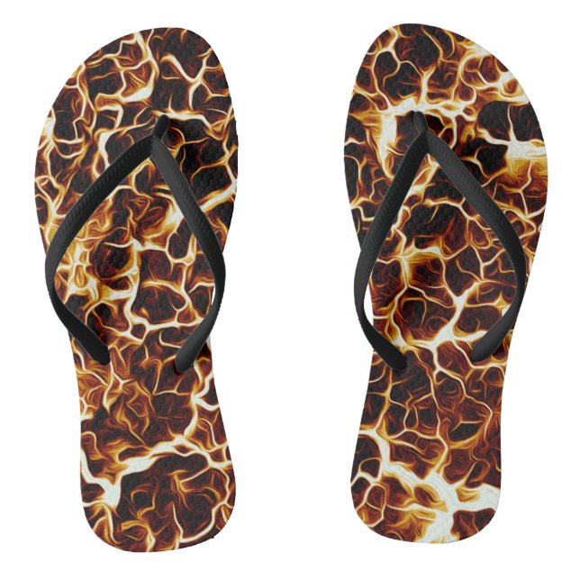 Chinelos Textura Faux Hot Lava (Pé da cama)