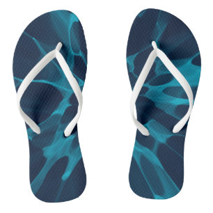 Chinelos Tinta azul tie-dye
