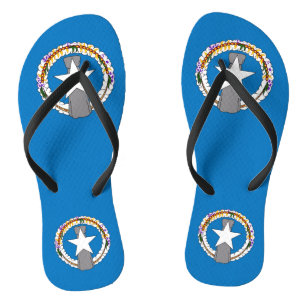 Chinelos Tiras Finas para Adultos com Bandeira das Ilhas Ma