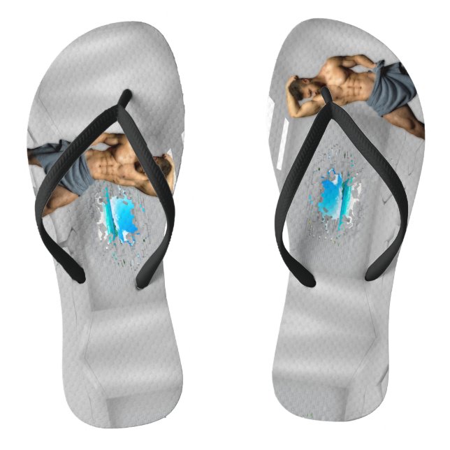 Chinelos Toalha de Homem de SlipperyJoe quebrada parede bra (Pé da cama)