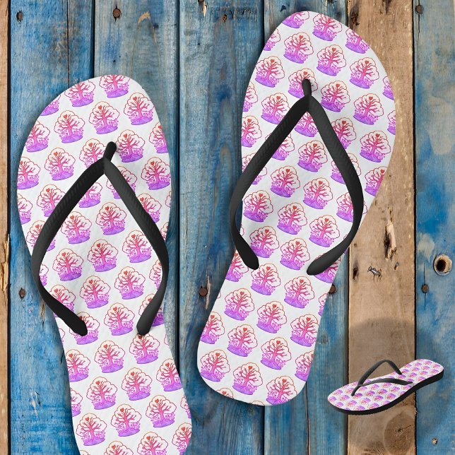 Chinelos Tongs Caraïbes CHEMIS-TREE plage arbre blanc noir  (Tongs Caraïbes CHEMIS-TREE plage arbre blanc noir)