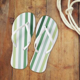 Chinelos Trendy Green Stripes