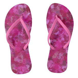 Chinelos Triângulos de rosa de repolho rosa 5080
