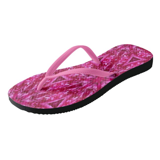 Chinelos Triângulos do Rosa de Couve Rosa 5072 (Inclinado)