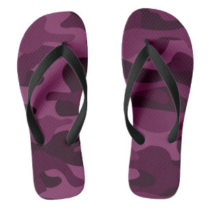 Chinelos Tyrian Purple Monocolor Camo