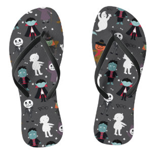 Chinelos Vampiro de Halloween Frankenstein Ghost Sassustrow