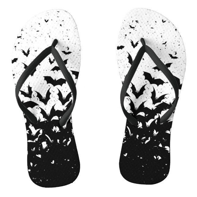 Chinelos Vampiro do Horror de Bats Halloween (Pé da cama)