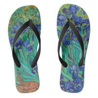 Van Gogh Irises. impressionismo floral azul