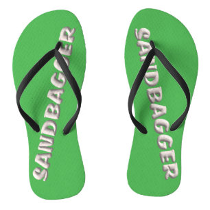 Chinelos verdes do Sandbager
