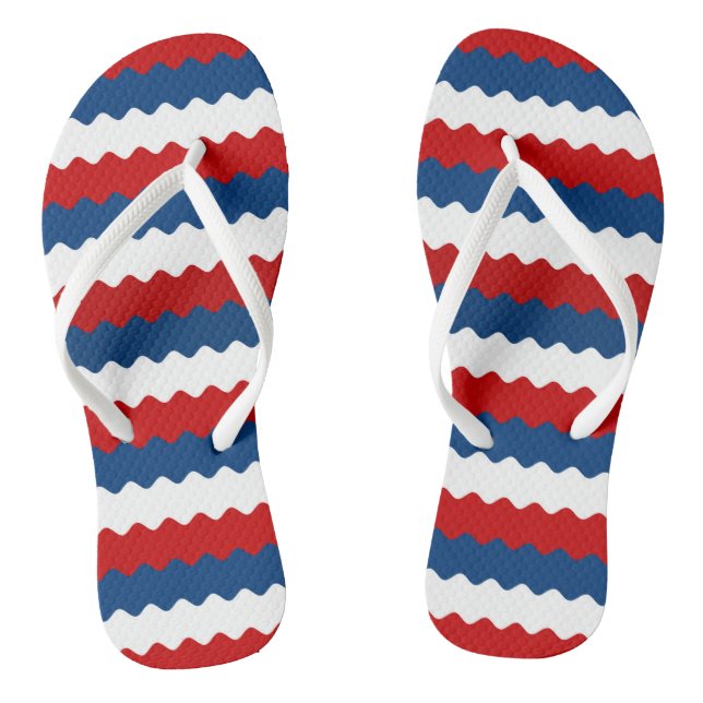 Chinelos Vermelho, Branco e Azul (Pé da cama)