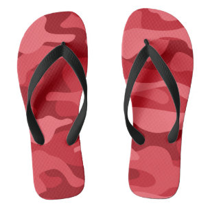 Chinelos Vermelho Imperial Camo Monocor