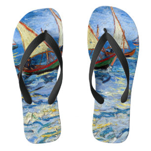 Chinelos Vincent van Gogh - Paisagem marinha perto de Saint