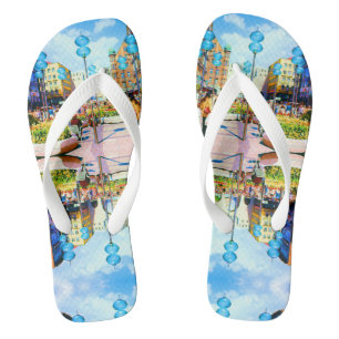 Chinelos Vintage Alemanha Munique Towngate Karistor