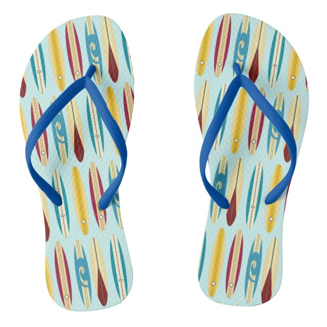 Chinelos Vintage Longboards (Pé da cama)