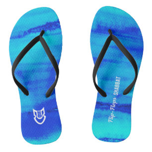 Chinelos Watery Blues Flip-Flops Shabbat
