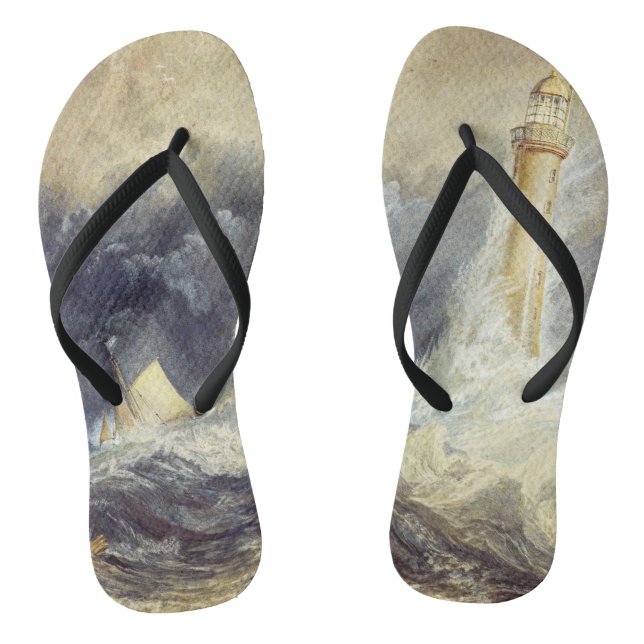 Chinelos William Turner - Farol de Bell Rock (Pé da cama)