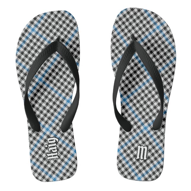Chinelos Xadrez Clan Haig Verificar Tartan (Pé da cama)