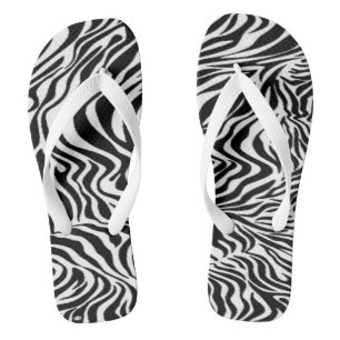 Chinelos Zebra design