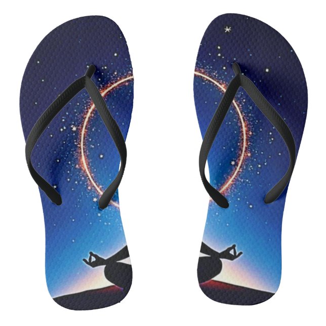 Chinelos Zen Sob as Estrelas: Meditação Cósmica (Pé da cama)