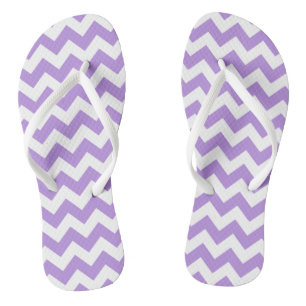 Chinelos Zigzag Roxo, Chevron Roxo, Padrão Geométrico