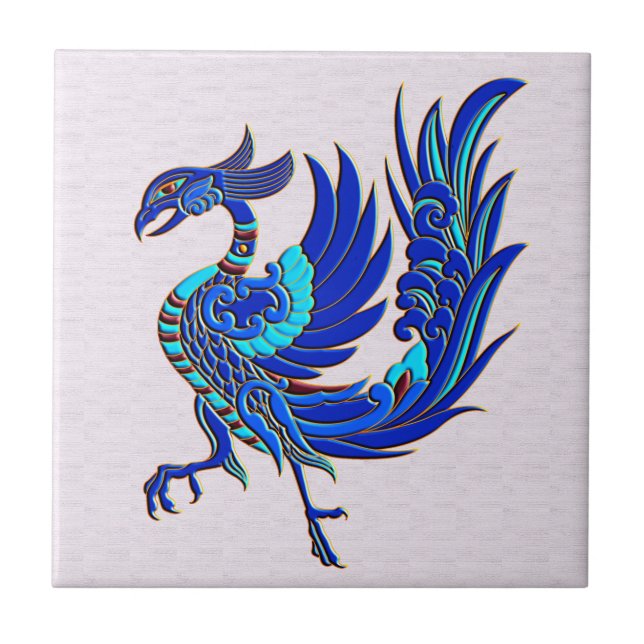 Chinês azul phoenix (Frente)