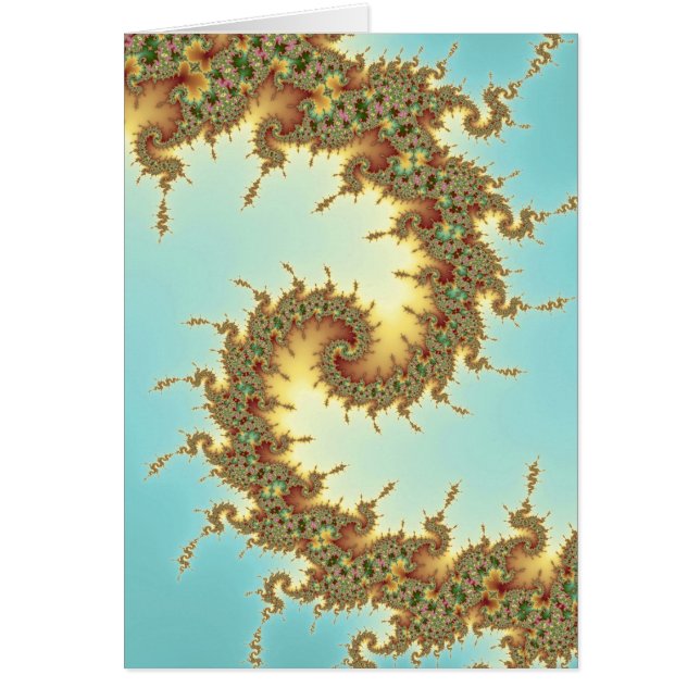 Chinês - Cartão Fractal (Frente)