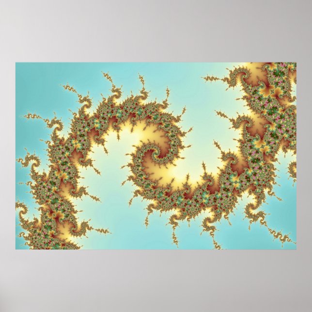 Chinês - Fractal Poster (Frente)