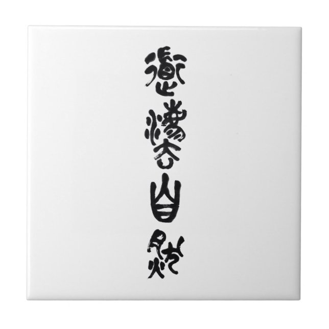 Chinese Calligraphy  Dao Following Nature 道法自然 (Frente)