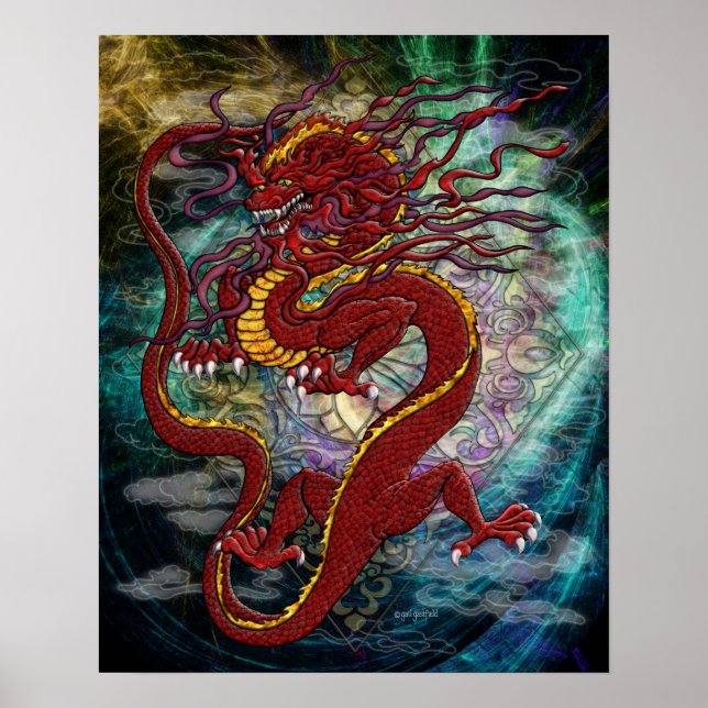 Chinese Dragon poster (Frente)
